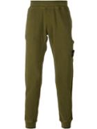 Stone Island Patch Pocket Sweatpants, Men's, Size: Medium, Green, Cotton