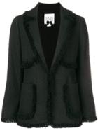 Edward Achour Paris Fringed Jacket - Black
