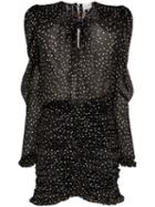 Magda Butrym Barletta Polka-dot Mini Dress - Black