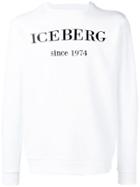 Iceberg Logo Pullover - White