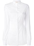 Antonio Berardi - Peplum Hem Shirt - Women - Cotton/spandex/elastane - 40, White, Cotton/spandex/elastane