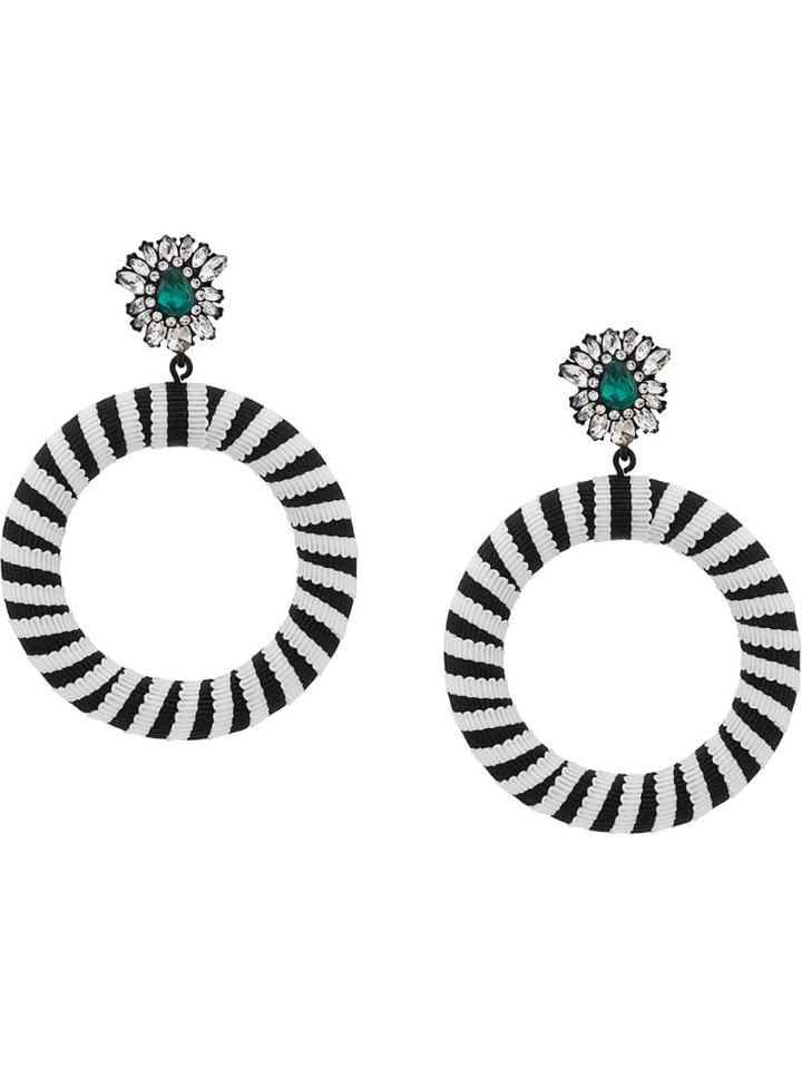 Mary Jane Claverol Lolita Earrings - Black