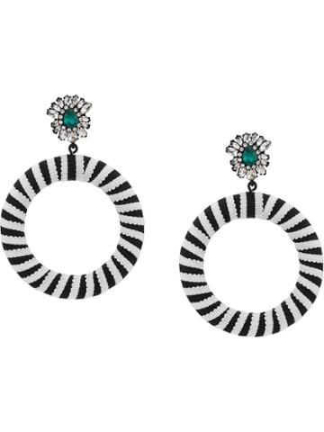 Mary Jane Claverol Lolita Earrings - Black