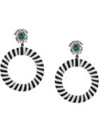 Mary Jane Claverol Lolita Earrings - Black