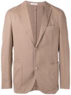Boglioli Classic Blazer, Men's, Size: 50, Nude/neutrals, Cotton/cupro