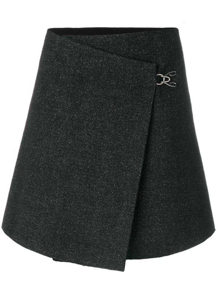 Maison Margiela Tailored Mini Wrap Skirt - Grey