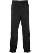 Prada Elasticated Waist Strap Trousers - Black