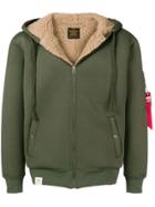 Alpha Industries Hooded Jacket - Green