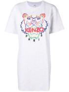 Kenzo Tiger T-shirt Dress - Grey