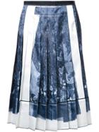 Marc Jacobs Trompe-l'ail Lace Print Skirt - Black