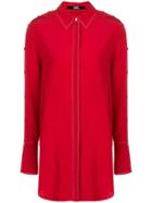 Karl Lagerfeld Tunic Blouse - Red