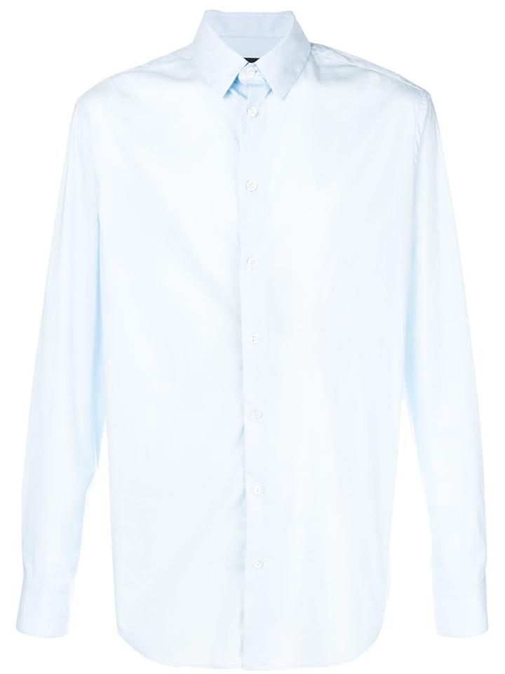 Giorgio Armani Plain Shirt - Blue