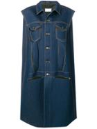 Maison Margiela Sleeveless Denim Coat - Blue