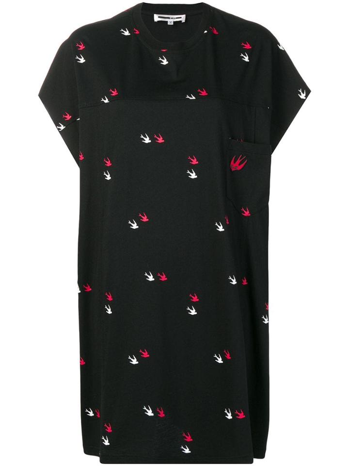Mcq Alexander Mcqueen Logo Oversized T-shirt - Black