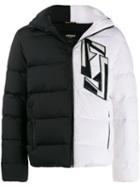 Fendi Ff Appliqué Padded Jacket - White