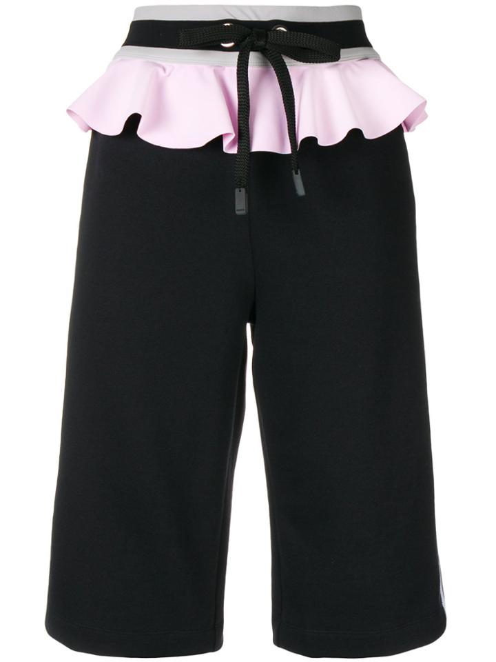 No Ka' Oi Ruffled Waist Shorts - Blue