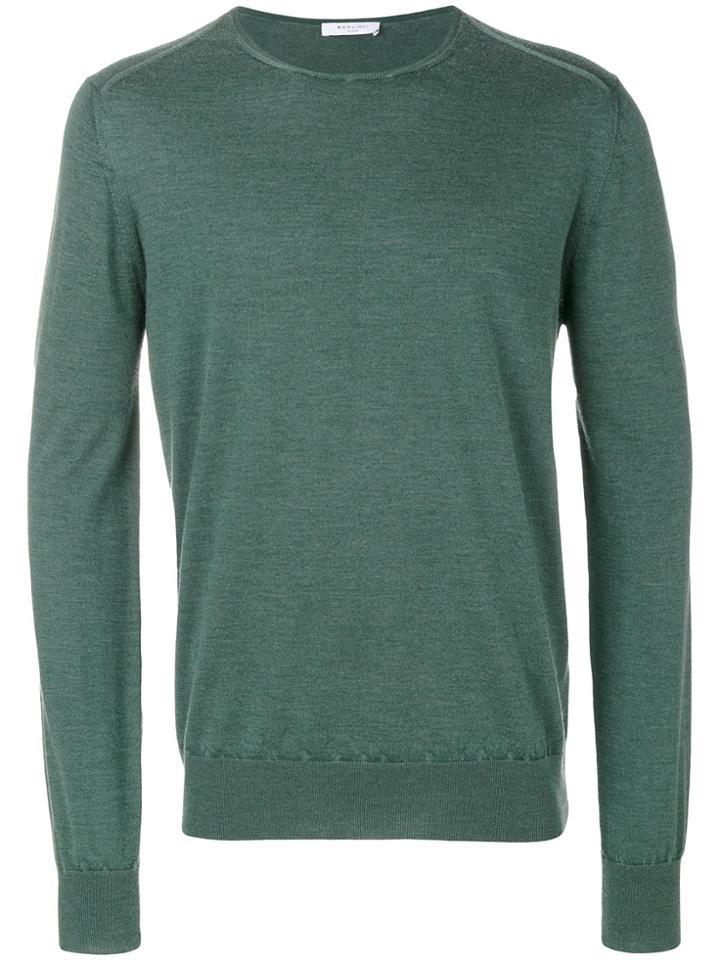 Boglioli Crew Neck Jumper - Green