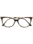 Jimmy Choo Eyewear Cat Eye Glasses - Brown