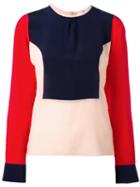Ps By Paul Smith - Color Block Blouse - Women - Silk - 40, Silk