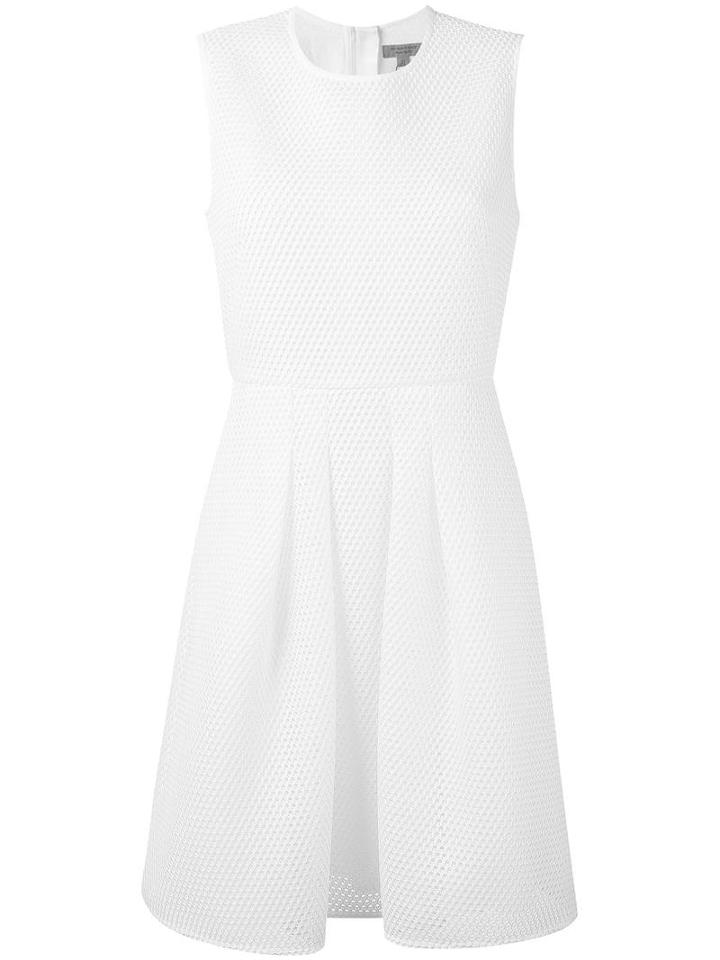 Burberry 'elisha' Dress, Women's, Size: 10, White, Silk/polyester/acetate