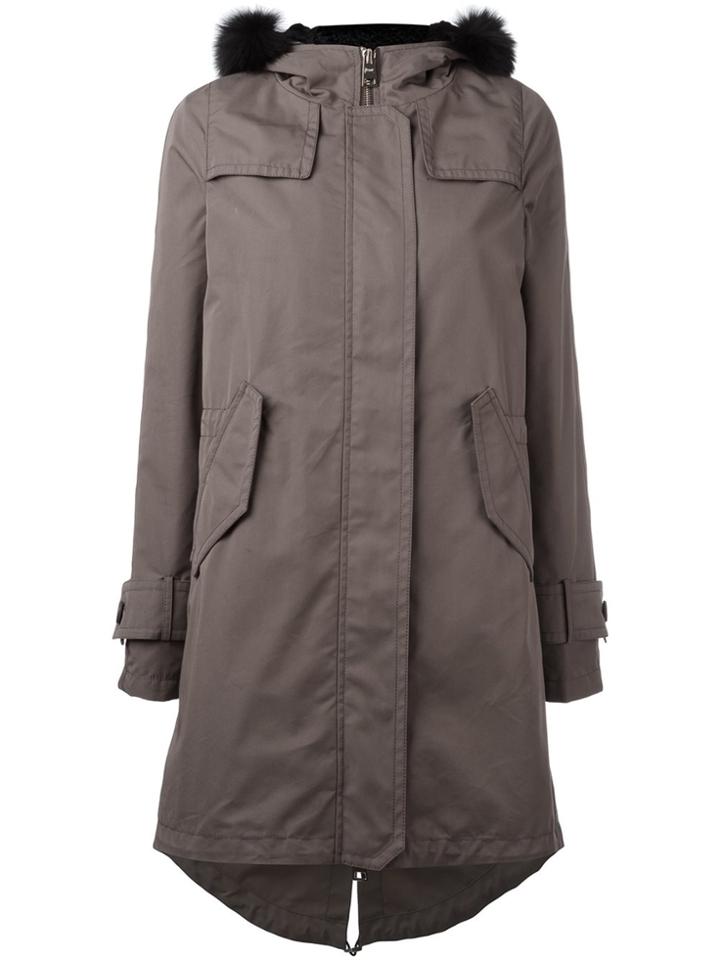 Herno Parka Coat - Brown