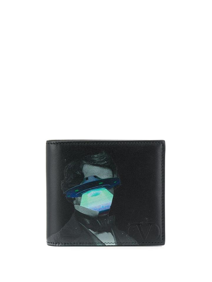 Valentino Valentino Garavani X Undercover Graphic-print Wallet - Black