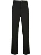 Comme Des Garçons Homme Plus Straight Leg Trousers - Blue