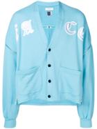 Facetasm Varsity Cardigan - Blue