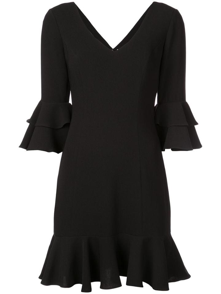 Cinq A Sept Flared Mini Dress - Black