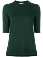 Enföld - Knitted Top - Women - Silk/cotton - 38, Green, Silk/cotton