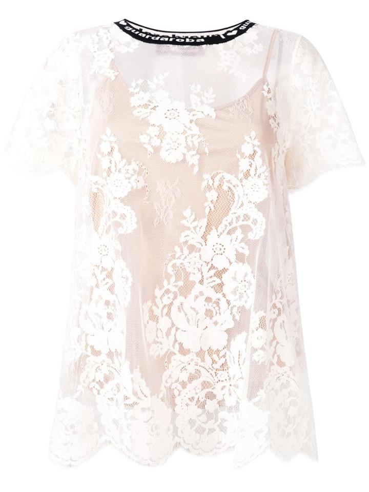 Guardaroba Lace T-shirt - White