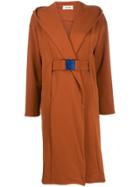 Zucca Belted Coat - Brown