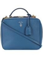 Mark Cross - Denim Tote - Women - Leather - One Size, Blue, Leather