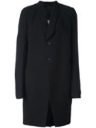 Rick Owens 'tusk' Coat, Women's, Size: 42, Black, Cotton/cupro/virgin Wool