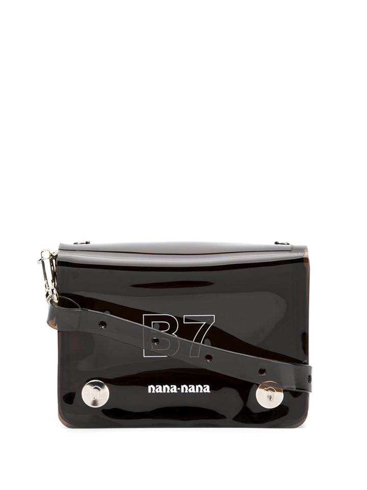 Nana-nana Transparent B7 Bag - Black