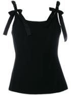 Boutique Moschino Chain-embellished Tank Top - Black