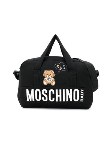Moschino Kids Teddy Bear Changing Bag - Black
