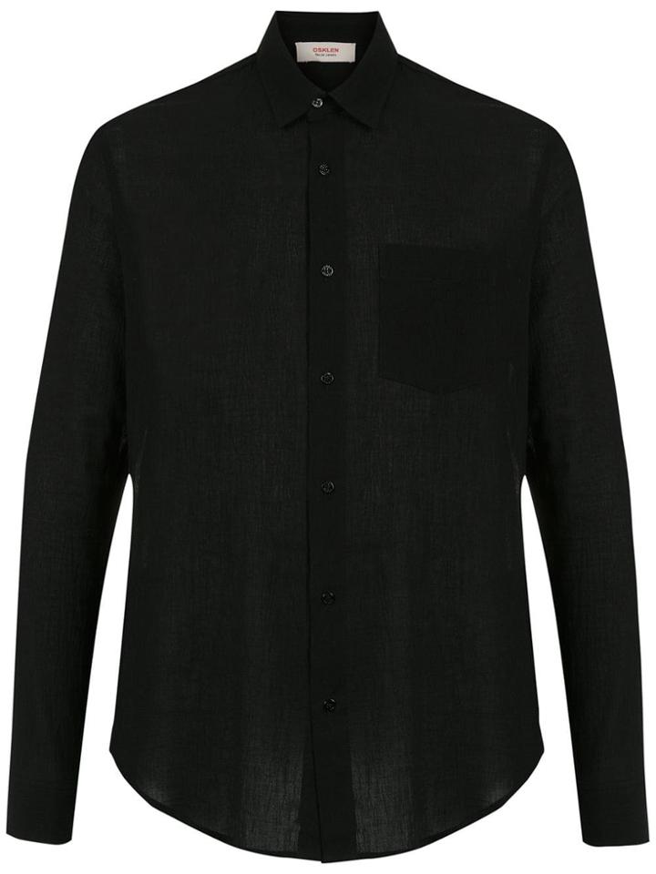 Osklen Long Sleeved Shirt - Black
