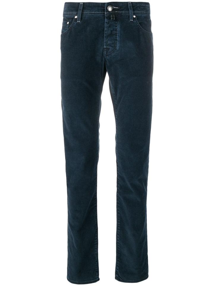 Jacob Cohen Smooth Texture Jeans - Blue