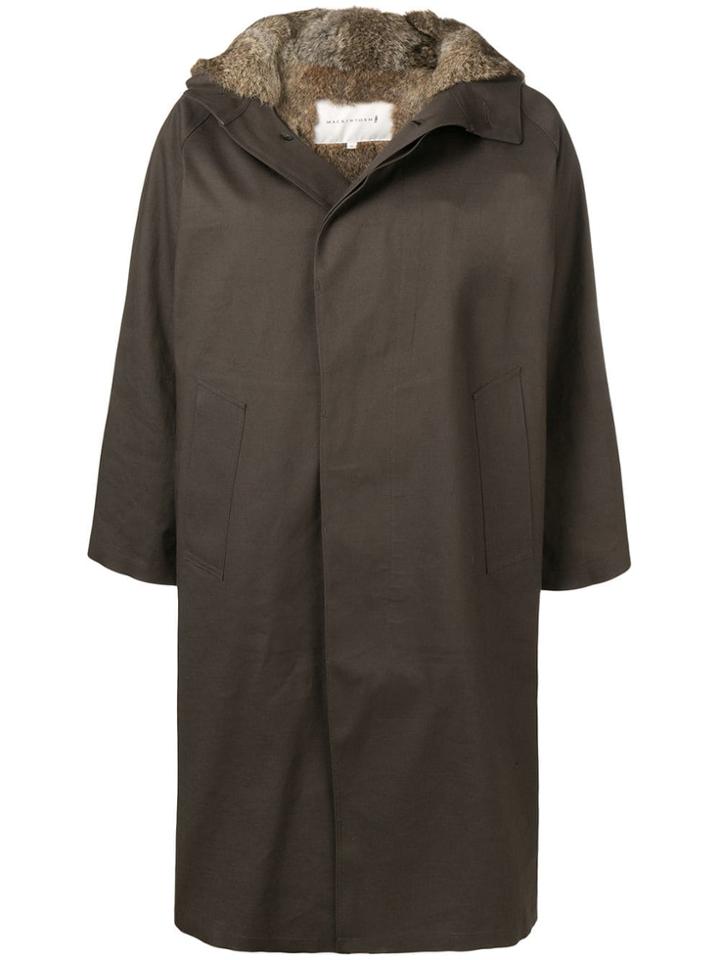 Mackintosh 0001 Oversized Trench Coat - Brown
