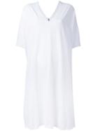 Stefano Mortari - Oversized Dress - Women - Cotton/spandex/elastane - 46, White, Cotton/spandex/elastane