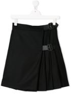 Burberry Kids Pleated Skirt - Black