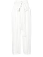 Tatuna Nikolaishvili Bow Tie Trousers - White