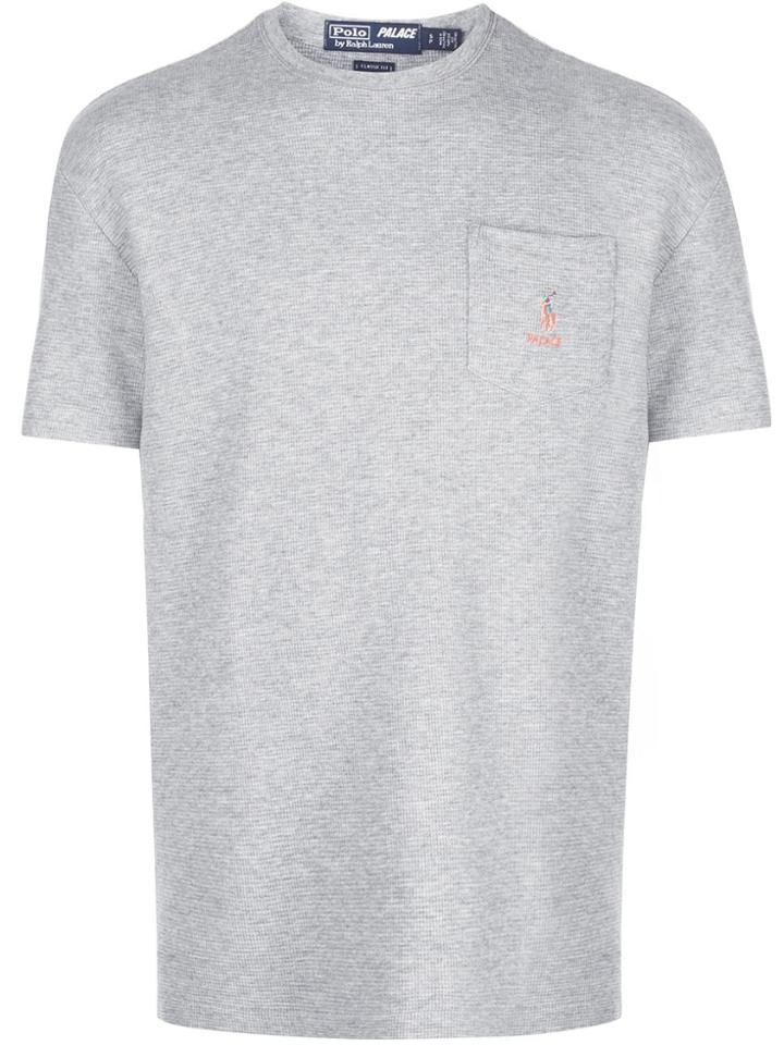 Palace X Polo Logo T-shirt - Grey