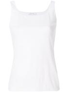 Cruciani Square Neck Vest - White