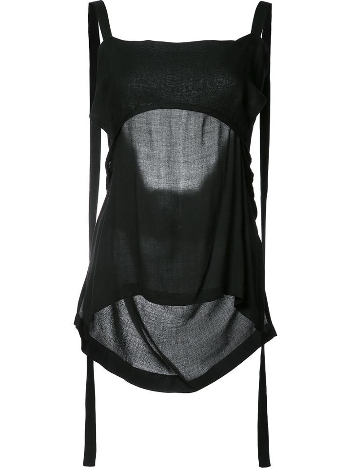 Ann Demeulemeester Thelma Top, Women's, Size: 38, Black, Viscose