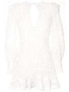 Zimmermann Embellished Mini Dress - White