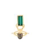 Daniela Villegas Kephri Golden Sapphire & Tourmaline Ring, Women's, Size: 44.2, Blue
