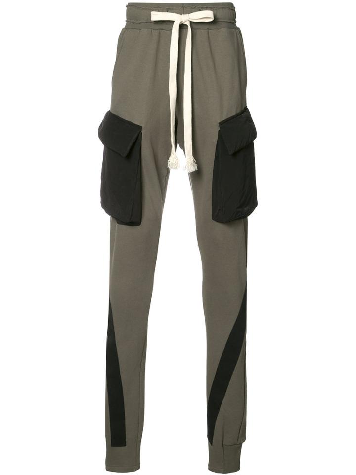 Bmuet(te) - Cargo Pocket Track Pants - Men - Cotton - 50, Green, Cotton