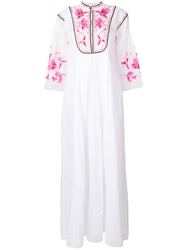 Ermanno Scervino Embroidered Dress - White